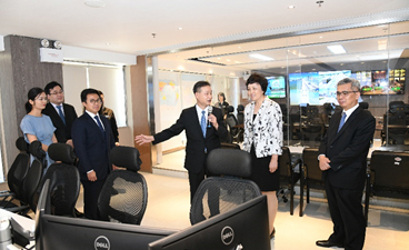 清华大学党委书记陈旭一行访问澳门民防行动中心