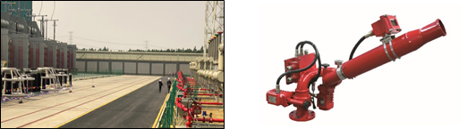 ku娱乐科技开创建成电网史上大规模消防炮群的安全保障