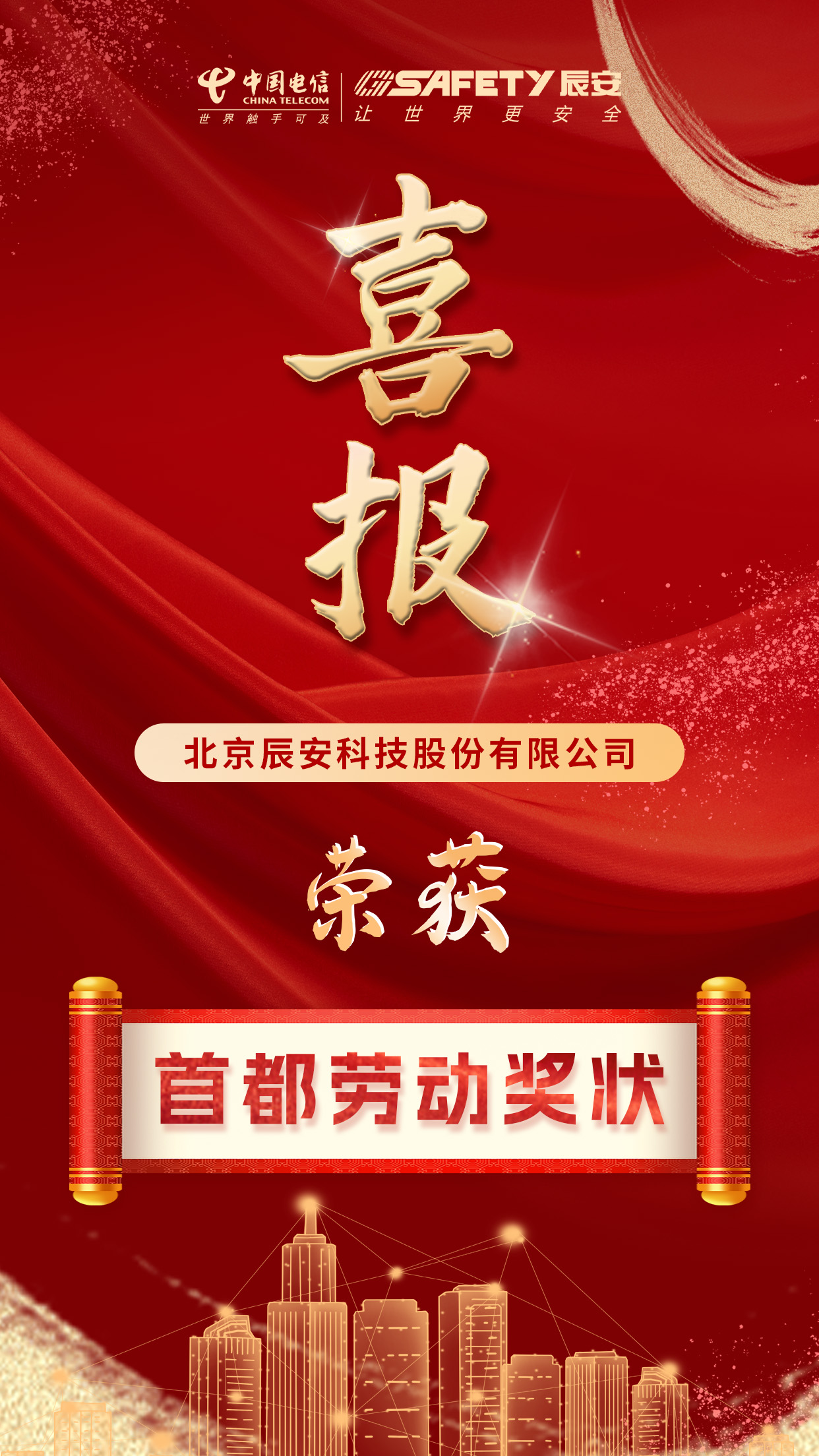 喜讯连连！ku娱乐科技荣获2024年首都劳动奖状！